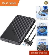 2.5 inch External Hard Drive Enclosure USB 3.0 to SATA III for 7mm and 9.5mm ...