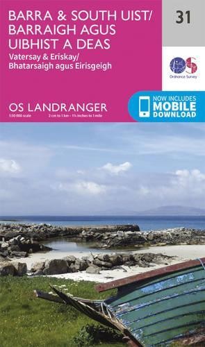 Ordnance Survey Barra & South Uist/Barraigh Agus Uibhist A Deas Map | Vatersay & Eriskay/Bhatarsaigh Agus Erisgeigh | | Os Landranger Map 31 | Scotland | Walks | Cycling | Days Out | Maps | Adventure - Image 5