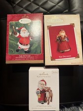 Set Of 3 Hallmark Keepsake Ornaments Jingle Bell Kringle The Decision Visit