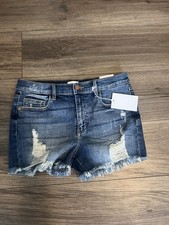 Brand New With Tags. Sneak Peek Denim Midrise Cutoff Shorts With Stretch Size M