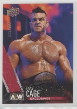 2021 Upper Deck AEW All Elite Wrestling Exclusives 85/100 Brian Cage #45 d9r