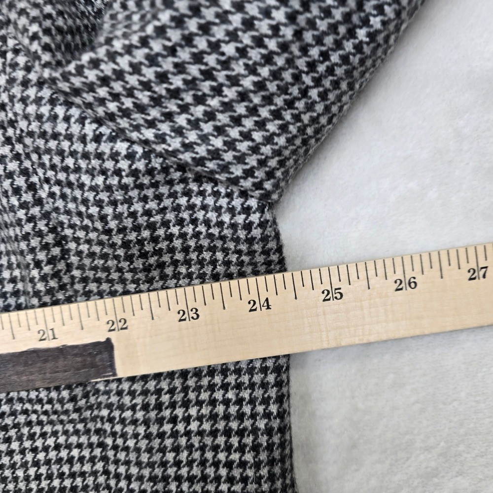 Tommy Hilfiger Houndstooth Sport Coat Mens 48R Light Grey Black Wool $375 NEW thumbnail 10