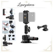 Suction Mount 3" for Vlogging Camera Smartphone Clamp - Car Accessories