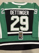 JSA COA JAKE OETTINGER Signed Autographed Dallas Stars Hockey Jersey 