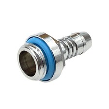 Compact and Flexible PC Water Cooling Barb Fitting G1/4 Thread Chrome Plated