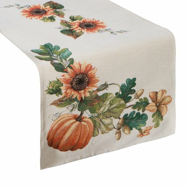 TischläUfer Tischdekoration Tischdeko Tischdecke Gobelin Herbstmotiv 40X100 Cm-image