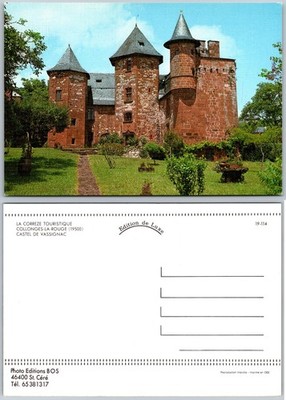 Continental Castel De Vassinhac Collonges La Rouge Postcard