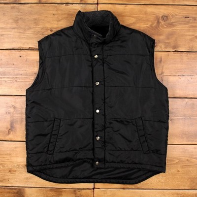 Vintage Basic Editions Outdoor Gilet L Puffer Vest Black