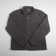 Eddie Bauer Kids Black Fleece Full Zip Sweater XL