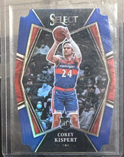 Panini Select 2021-22 Corey Kispert Blue Prizm RC Wizards #176 /249