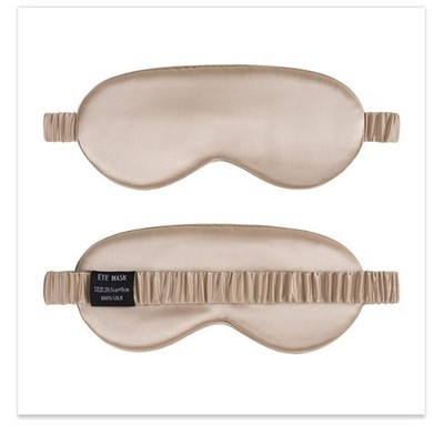 Jeelow Luxury 19 Momme 100% Mulberry Silk Sleep Mask | Blackout Eye Mask for