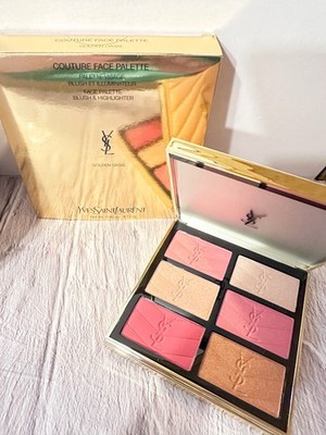 Yves Saint Laurent YSL Couture Face Highlight Blush Palette Golden