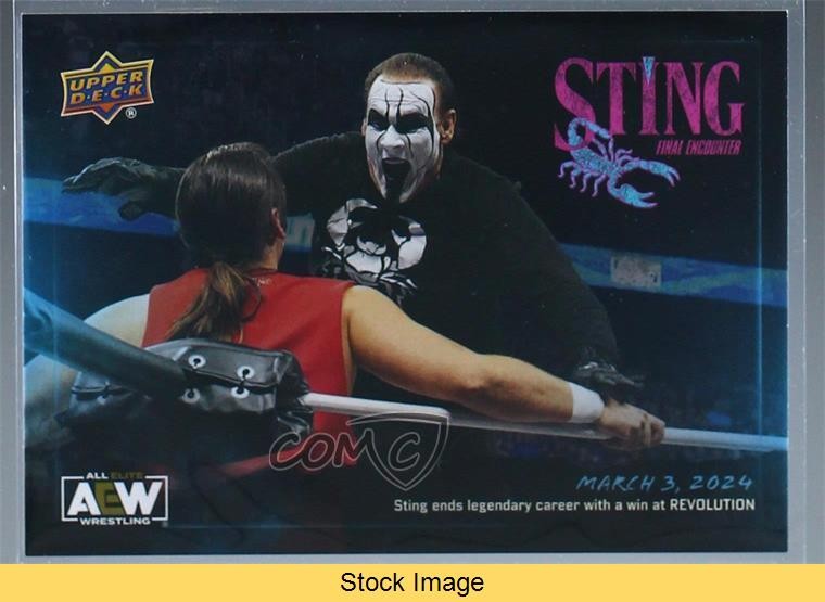 2024 Upper Deck AEW Sting Final Encounter #ST-FE READ 1n14