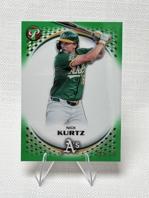 Nick Kurtz - 2026 Topps Pristine - Green Color Match Refractor 46/150 SP #22