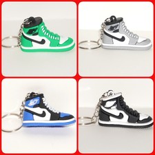 Mini Sneaker Air Jordan Nike Retro Shoes High Top 3D Keychain Key Ring 2" x 1"