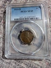 1914-D Lincoln Wheat Cent Penny 1C PCGS graded XF45 FREE SHIPPING!