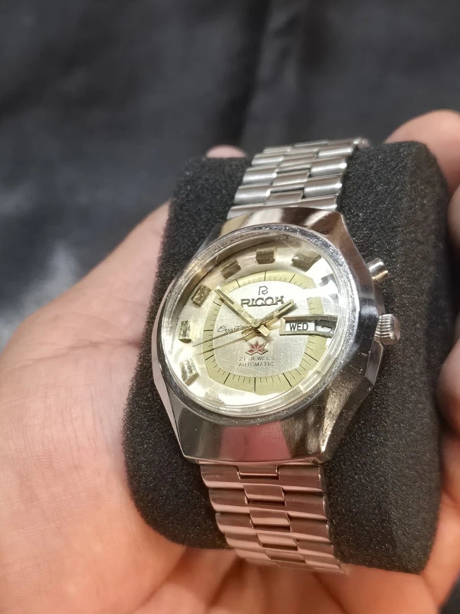 Ricoh Stainless Steel Case Mechanical (Automatic) Wristwatches for