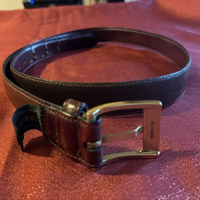 #ad #ad Men#x27;s Black Club Room Full Grain Cowhide Belt Size 36 Made in USA $5.60