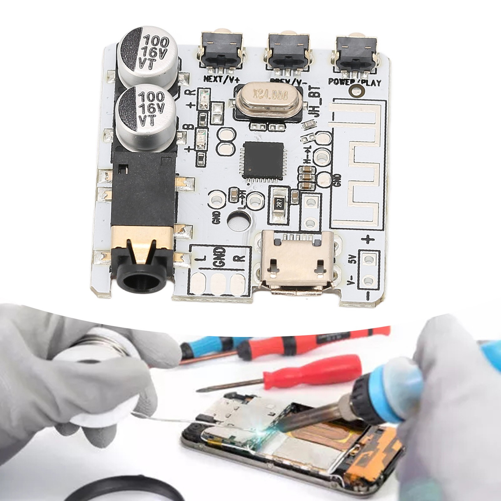 Receiver Board 5.0 Stable Stereo Amplifier Board With TJS