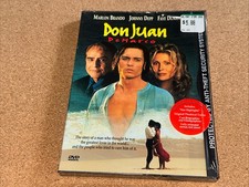 SEALED Don Juan DeMarco DVD 1995 Johnny Depp Marlon Brando Snap Case Read Desc