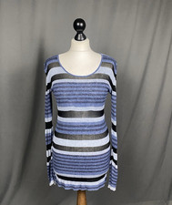 Dolce&Gabbana Women's Blue Striped Tunic Dress Size S-M