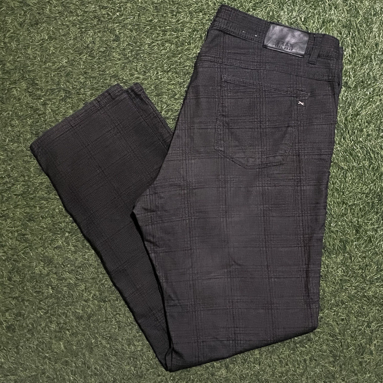 BRAX Feel Good Men’s 38 X 32 Cooper Fancy 5-Pocket Pants Gray Stretch Straight