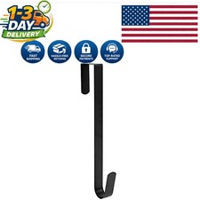 Elegant 15-Inch Steel Wreath Hanger - Secure Door Hook for -Round Use