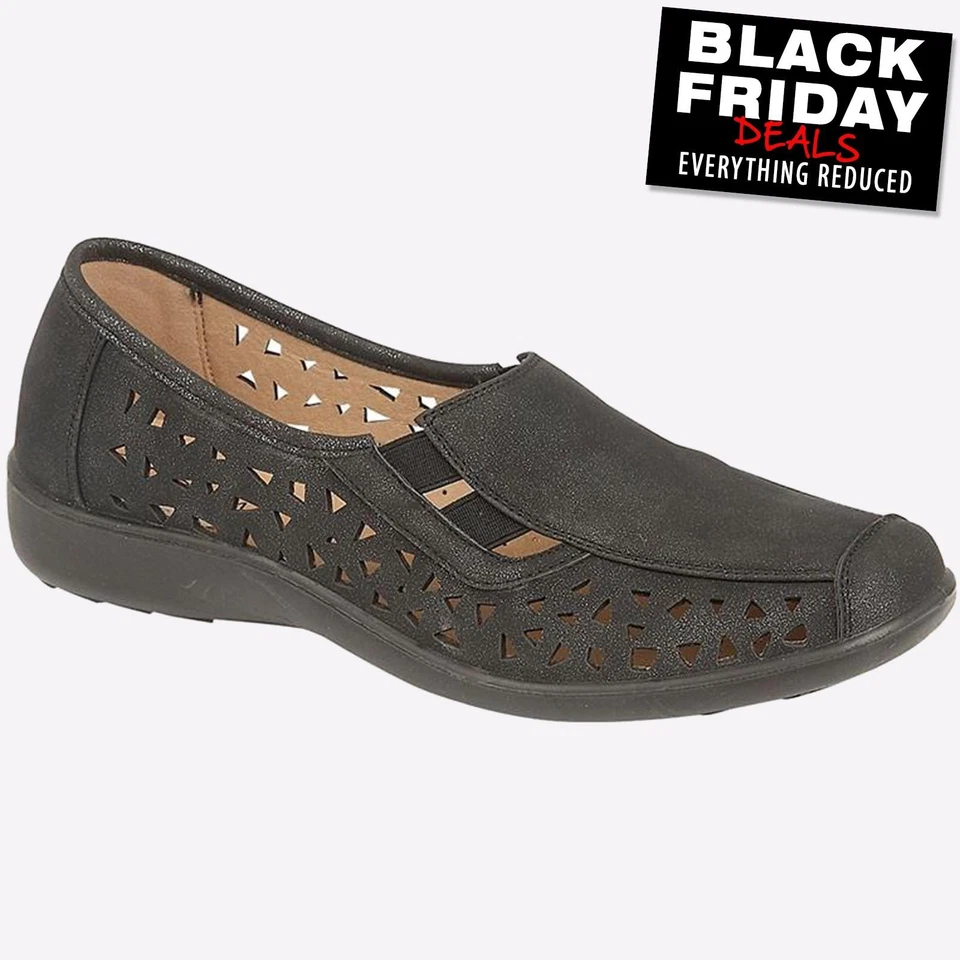 Boulevard Athena Summer Womens Casual Dress Fashion Everyday Smart Shoes Black