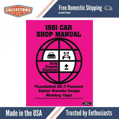 #ad #ad 1981 Ford Mustang Thunderbird Fairmont Cougar Capri Chassis Body amp; Electri $188.89