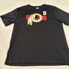 Washington Redskins Kirk Cousins XL Black TX3 Cool Short Sleeve T-Shirt