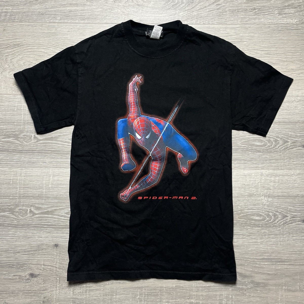 Vintage 2004 Marvel Spider-Man 2 Original Movie Promo Tee Shirt