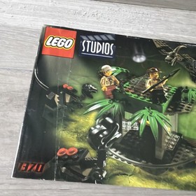 LEGO 1370 Studios Jurassic Park III: Raptor Rumble Manual Only Instructions 2001
