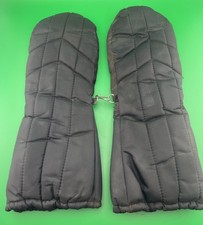 Kombi Snow Mittens/Gloves Men  s Large Black Zippered Insulated 14  Long