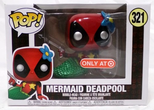 Funko Pop! Marvel 321 Mermaid Deadpool Target Exclusive Vinyl Figure 2018
