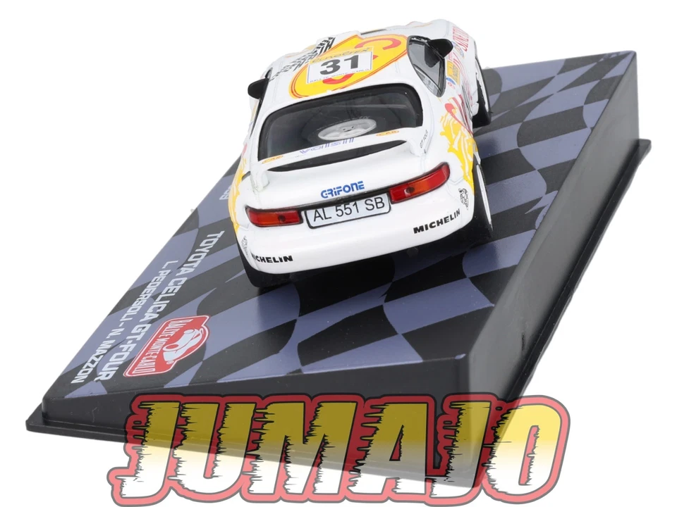 RMIT61 1/43 IXO Rallye Monte Carlo : TOYOTA Celica GT-Four 1999 #31 L.Pedersoli - Photo 4/4
