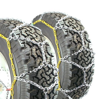 Titan Diamond Pattern Alloy Square Tire Chains On Road Snow 4.7mm 275/65-20