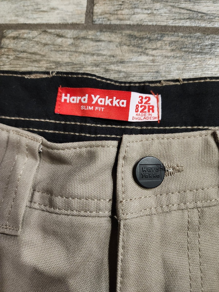 Hard Yakka 5190 Slim Fit Utility Work shorts Mens size 32 View 3