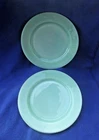 lot of 2 FIRE KING OVEN WARE 9" JADEITE JADITE RESTAURANT DINNER PLATES