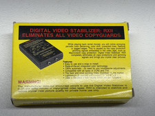 RXII Digital Video Stabilizer VCR to VCR Eliminates copy protection Macrovision