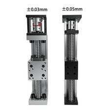 &plusmn;0.03mm 50kg Ballscrew slide table 1605 HGR15 Linear for NEMA23 57 stepper motor