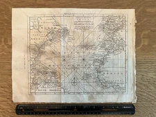 Thomas Bowen 1778 Map - A New & Accurate Chart Of The Western Or Atlantic Ocean