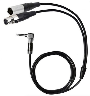 Mini 3 Pin XLR auf 3,5 mm TRS Stecker Audio Y Splitter Kabel