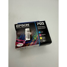 Epson 702 Ink Cartridges Multi-Pack 4-Pack CMYK New Damaged Box T702120-BCS