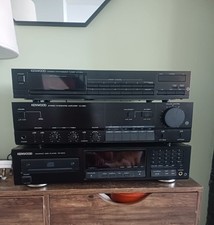 Vintage Kenwood HiFi Stack System (KT-57L KA-550 DP-5010) Fully Working