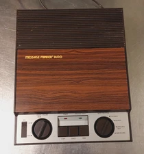 Vintage Message Minder 1400 Twin Cassette Telephone Answering Machine
