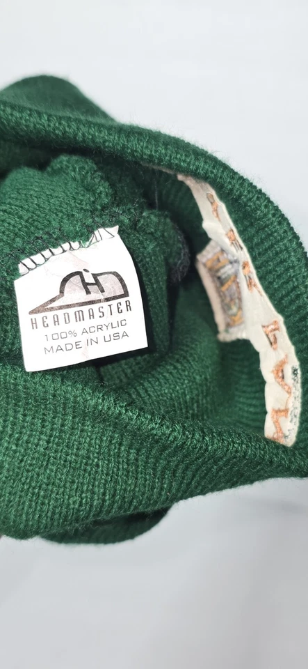 Gorro tejido Peter Pan adulto OS verde bordado Foto 3 de 3
