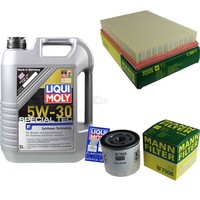 Mann Inspektionspaket 5L Liqui Moly 5W-30 FüR Ford Fiesta IV 1.25I 16V