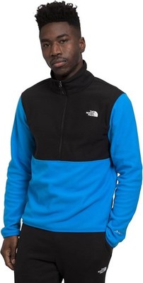 The North Face Alpine Polartec Fleece Jackets Mens XL Blue Black Full Zip DDR236