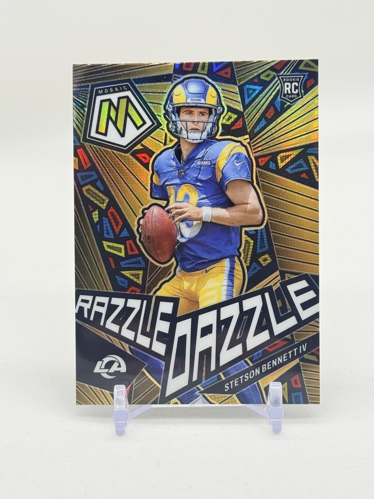 2023 Panini Mosaic Razzle Dazzle Stetson Bennett Case Hit SSP RD-20