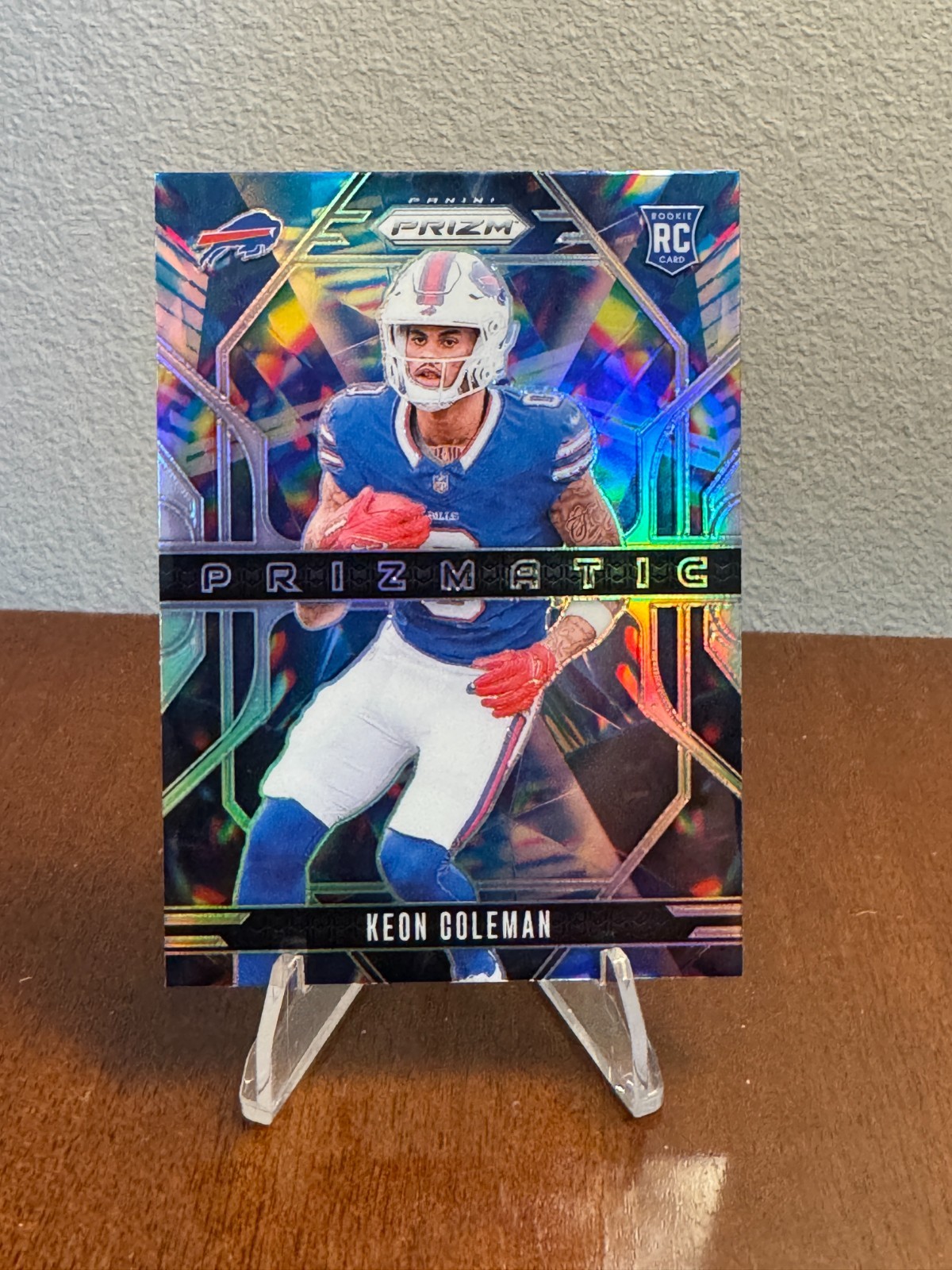 2024 Panini Prizm - Prizmatic Keon Coleman #15 Silver Prizm (RC)